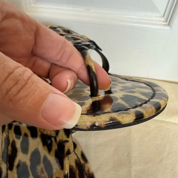 Tory Burch Miller Leopard Print Sandals - Picture 4 of 8